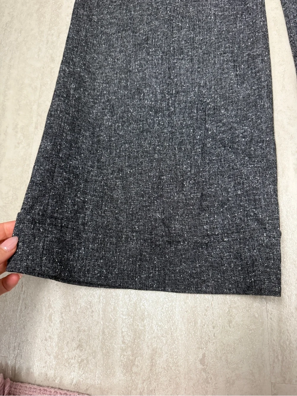 CAbi pants Wide-Leg Gray Dress Pants #230 Speckle trouser tweed pants - Picture 3 of 11